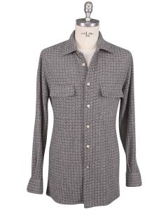 Kiton Kiton Gray Cashmere Shirt Gray 000