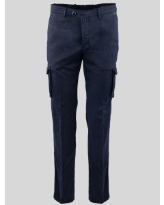 Kiton Kiton Blue Cotton Cargo Pant Blue 000