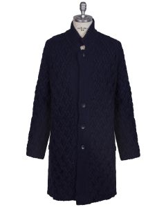 Kiton Kiton Blue Cashmere Mink Fur Coat Cardigan Blue 000