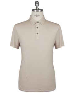 Kiton Kiton Beige Cotton Cashmere Polo Beige 000