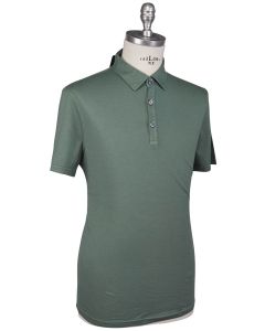 Kiton Kiton Green Cotton Cashmere Polo Green 000