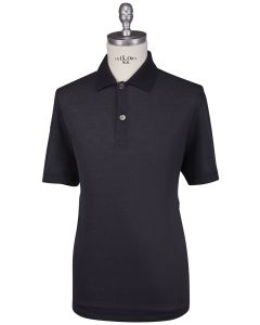 Kiton Kiton Black Cotton Polo Black 000