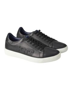 KNT Kiton KNT Black Leather Sneaker Black 000