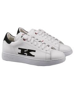 Kiton Kiton White Leather Sneakers White 000