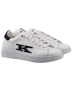 Kiton Kiton White Leather Sneakers White 000