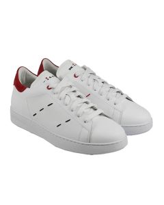 Kiton Kiton White Leather Sneakers White 000