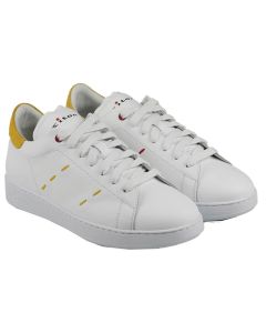 Kiton Kiton White Leather Sneakers White 000