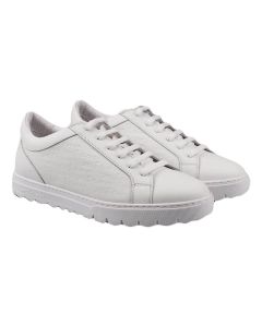 Kiton Kiton White Leather Sneakers White 000