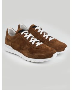 Kiton Kiton Brown Leather Suede Sneakers Brown 000