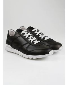 Kiton Kiton Dark Gray Leather Sneakers Dark Gray 000