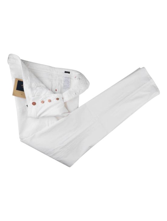 Incotex Incotex White Cotton Ea Jeans White 001