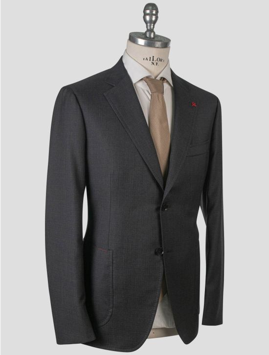 Isaia Isaia Gray Wool Suit Gray 001