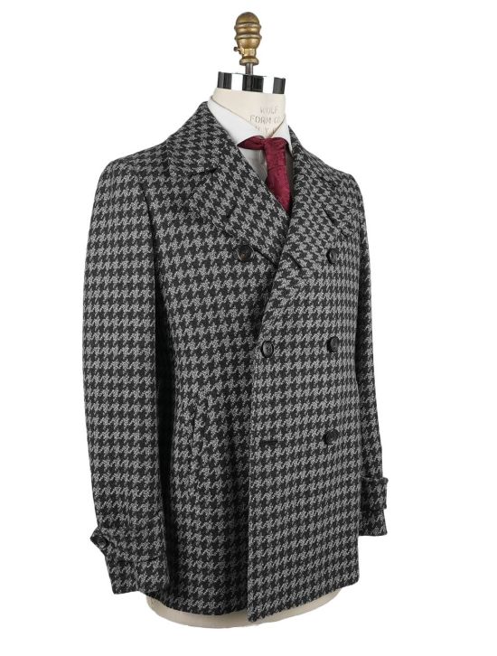 Isaia Isaia Gray Wool Cashmere Coat Gray 001