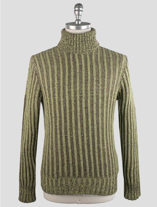 Gran Sasso Gran Sasso Green Virgin Wool Sweater Turtleneck Green 000
