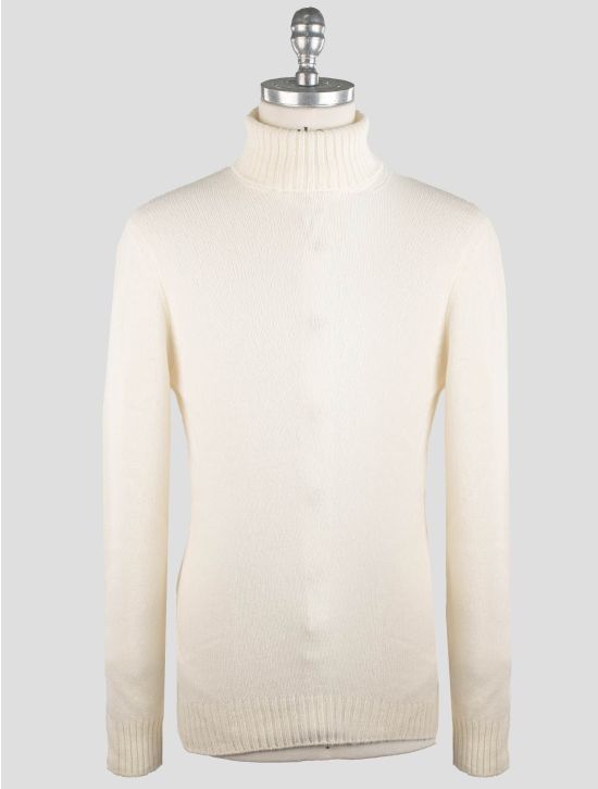 Gran Sasso Gran Sasso White Virgin Wool Sweater Turtleneck White 000
