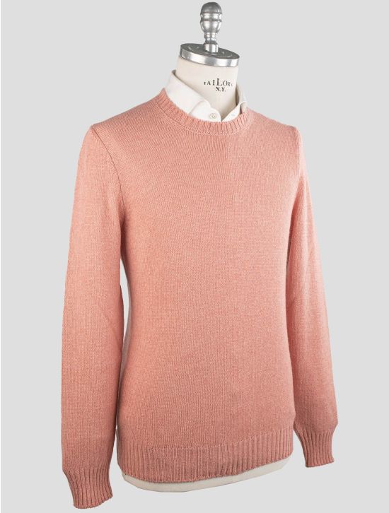 Gran Sasso Gran Sasso Pink Virgin Wool Sweater Crewneck Pink 001
