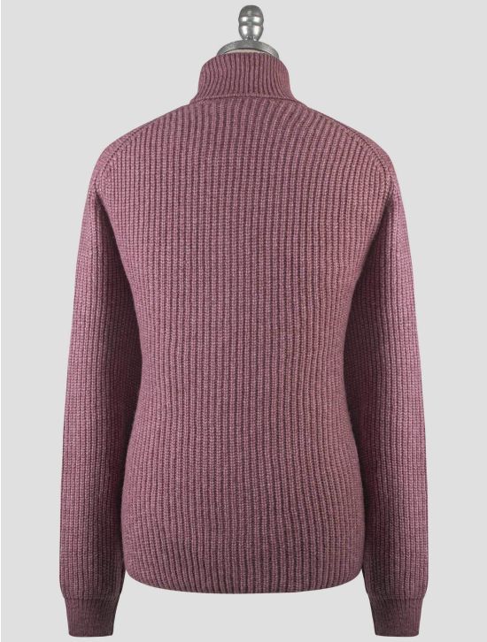 Gran Sasso Gran Sasso Pink Virgin Wool Pa Sweater Turtleneck Pink 001