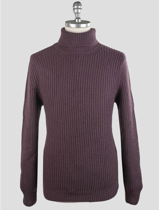 Gran Sasso Gran Sasso Purple Virgin Wool Pa Sweater Turtleneck Purple 000
