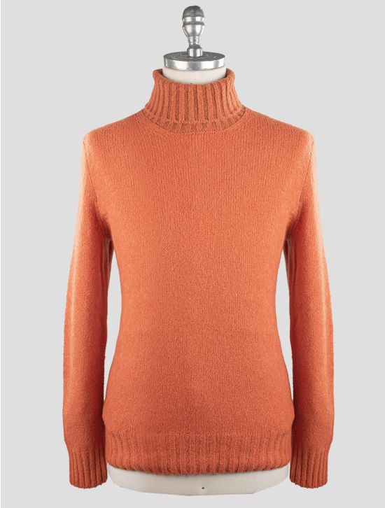 Gran Sasso Gran Sasso Orange Virgin Wool Pa Sweater Turtleneck Orange 000
