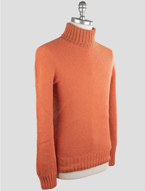 Gran Sasso Gran Sasso Orange Virgin Wool Pa Sweater Turtleneck Orange 001