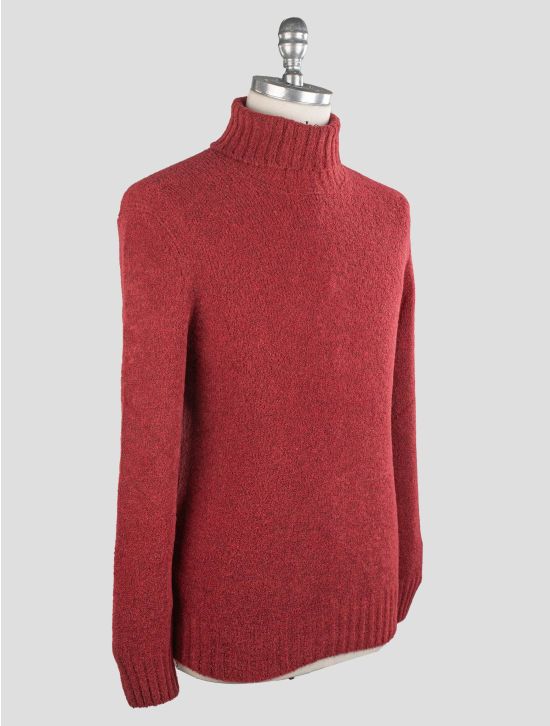 Gran Sasso Gran Sasso Red Virgin Wool Pa Sweater Turtleneck Red 001