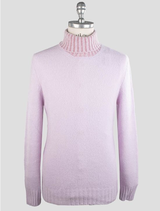 Gran Sasso Gran Sasso Violet Virgin Wool Pa Sweater Turtleneck Violet 000