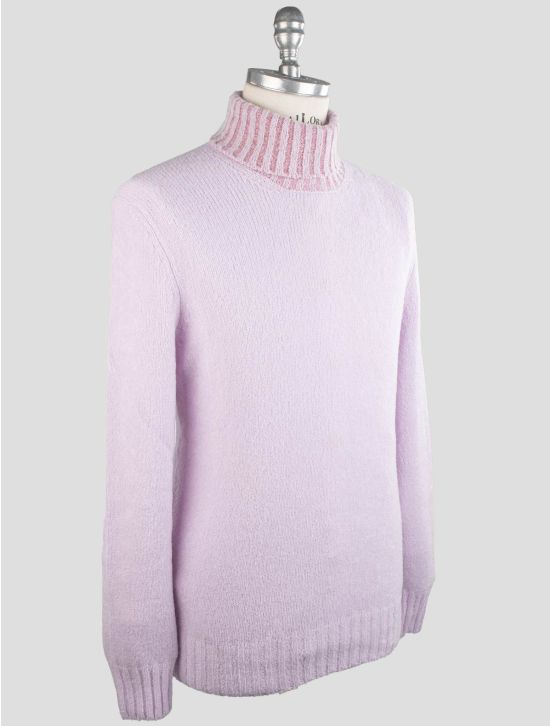 Gran Sasso Gran Sasso Violet Virgin Wool Pa Sweater Turtleneck Violet 001
