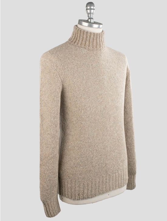 Gran Sasso Gran Sasso Beige Virgin Wool Pa Sweater Crewneck Beige 001