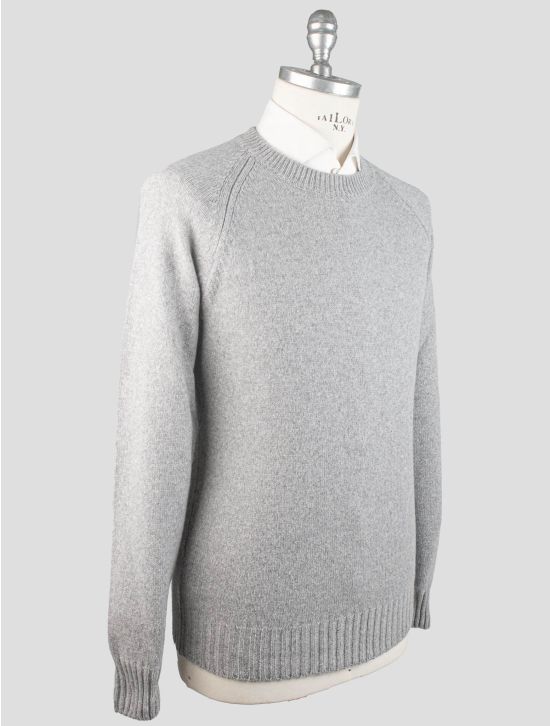 Gran Sasso Gran Sasso Gray Cashmere Virgin Wool Sweater Crewneck Gray 001