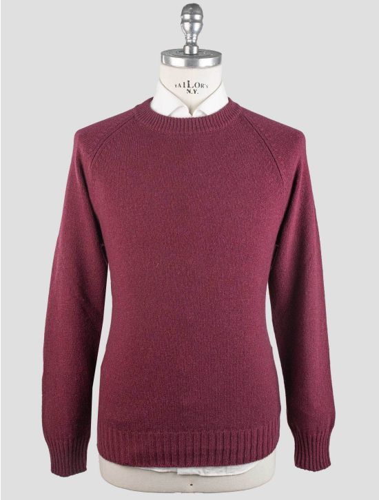 Gran Sasso Gran Sasso Purple Cashmere Virgin Wool Sweater Crewneck Purple 000
