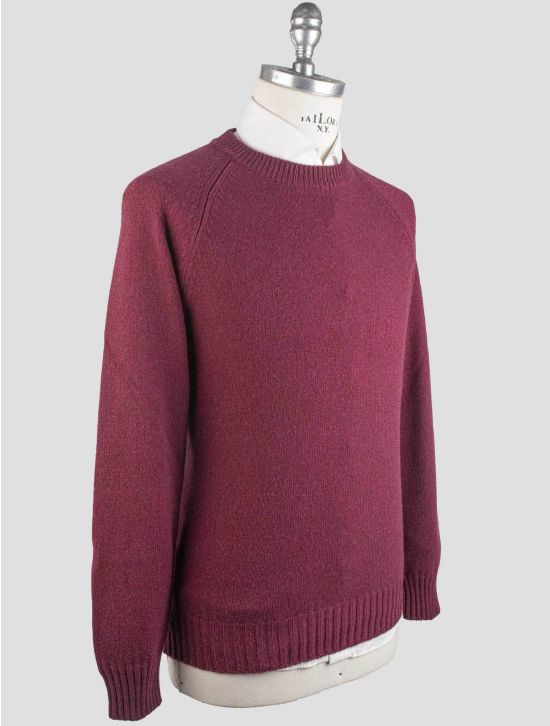 Gran Sasso Gran Sasso Purple Cashmere Virgin Wool Sweater Crewneck Purple 001