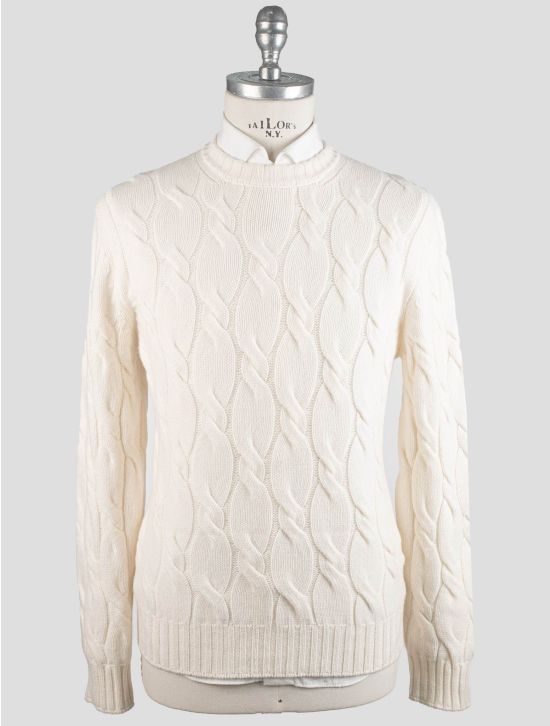 Gran Sasso Gran Sasso White Cashmere Sweater Crewneck White 000