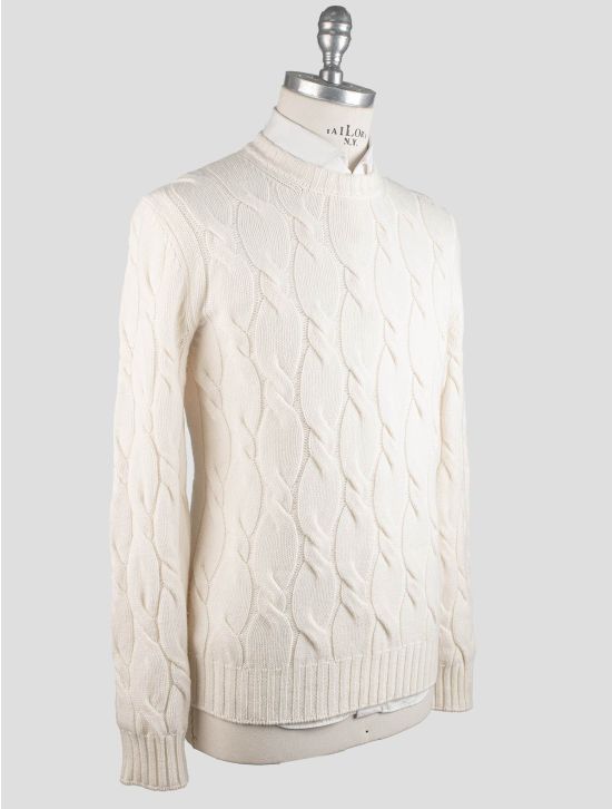 Gran Sasso Gran Sasso White Cashmere Sweater Crewneck White 001