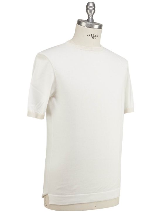Luigi Borrelli Luigi Borrelli White Cotton T-Shirt White 001