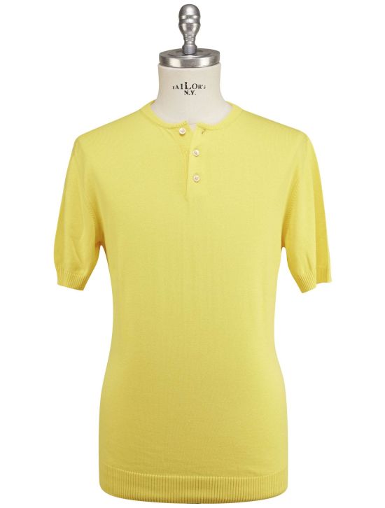 Luigi Borrelli Luigi Borrelli Yellow Cotton T-Shirt Yellow 000