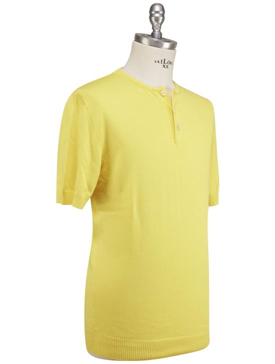 Luigi Borrelli Luigi Borrelli Yellow Cotton T-Shirt Yellow 001