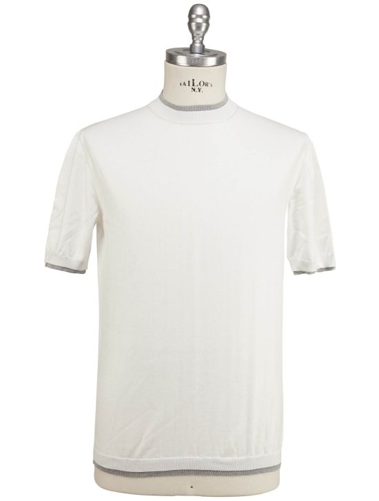 Luigi Borrelli Luigi Borrelli White Cotton T-shirt White 000