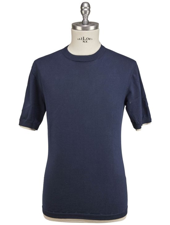 Luigi Borrelli Luigi Borrelli Blue Cotton T-Shirt Blue 000