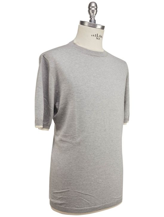 Luigi Borrelli Luigi Borrelli Gray Cotton T-Shirt Gray 001