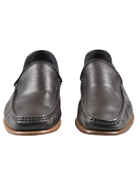 Kiton KITON Brown Leather Shoes Brown 001