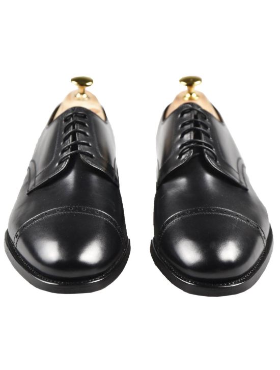 Kiton KITON Black Leather Shoes Black 001
