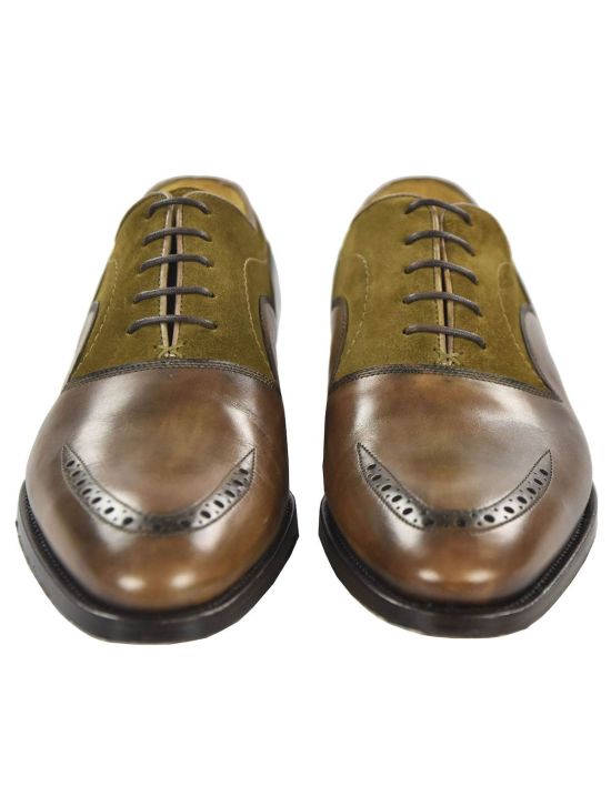 Kiton KITON Green Leather Shoes Green 001