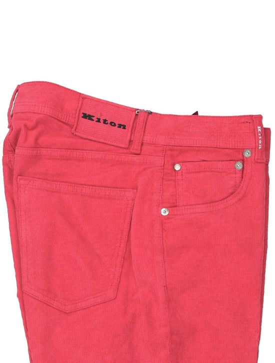 Kiton Kiton Pink Cotton Ea Jeans Pink 001