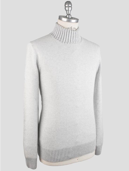 Gran Sasso Gran Sasso Gray Cashmere Sweater Turtleneck Gray 001