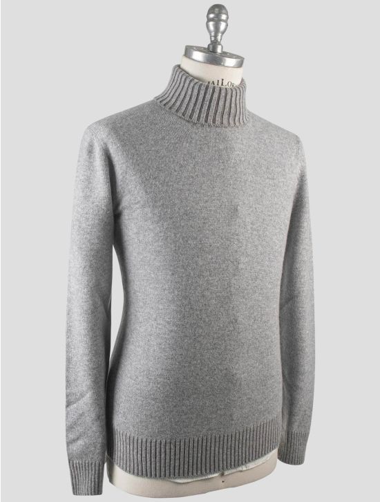 Gran Sasso Gran Sasso Gray Cashmere Sweater Turtleneck Gray 001