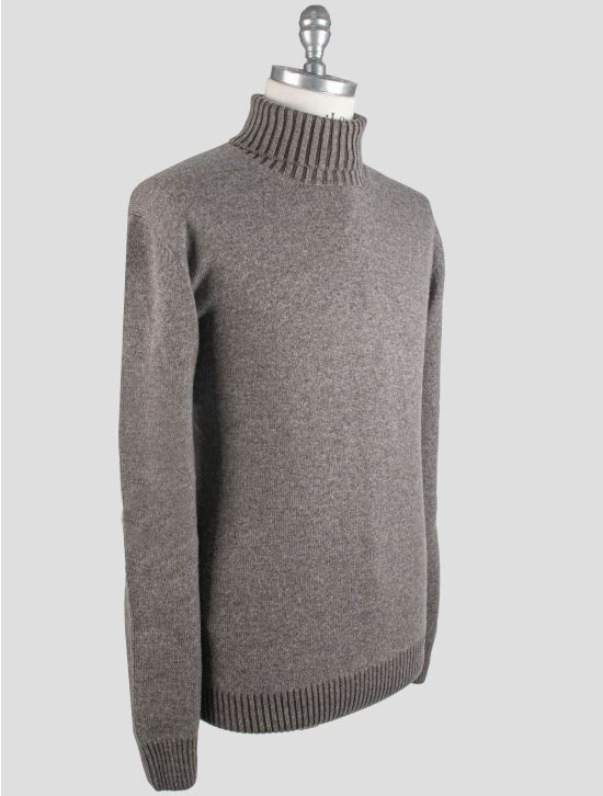Gran Sasso Gran Sasso Brown Cashmere Sweater Turtleneck Brown 001