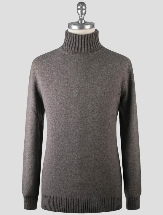Gran Sasso Gran Sasso Taupe Cashmere Sweater Turtleneck Taupe 000