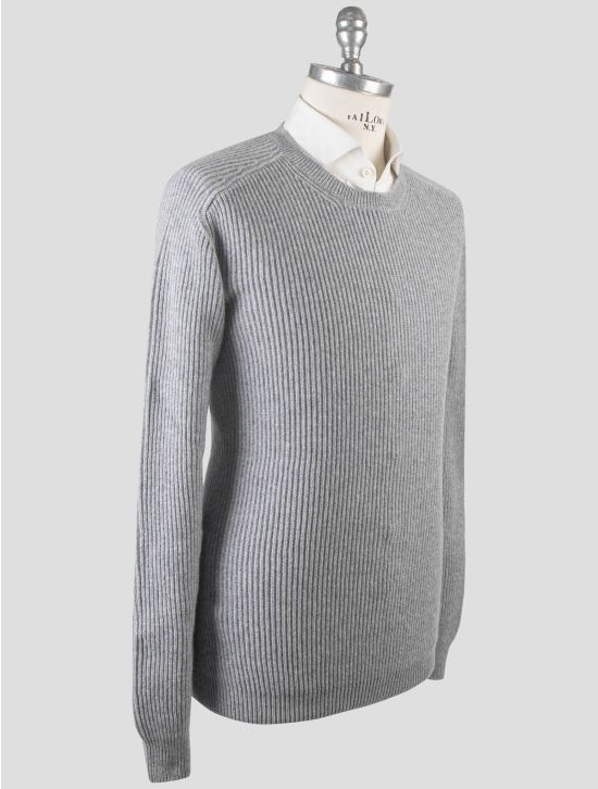 Gran Sasso Gran Sasso Gray Cashmere Sweater Crewneck Gray 001