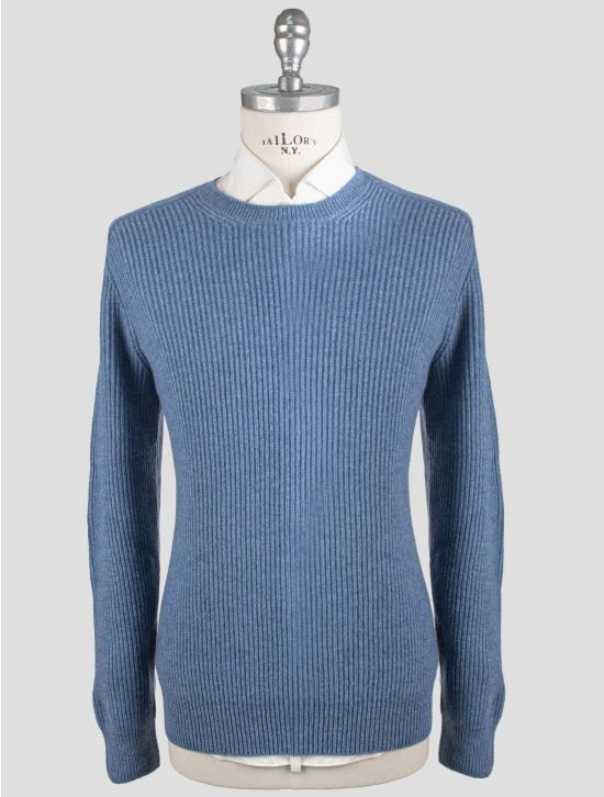 Gran Sasso Gran Sasso Gray Cashmere Sweater Crewneck Blue 000