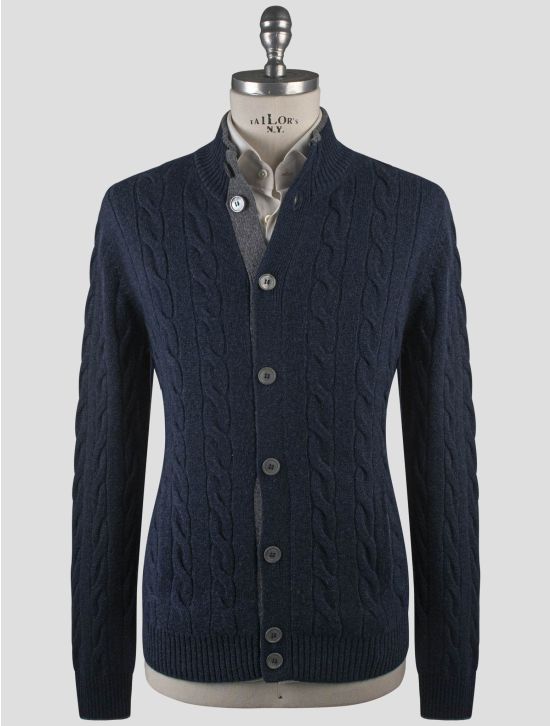 Gran Sasso Gran Sasso Blue Cashmere Sweater Cardigan Blue 000